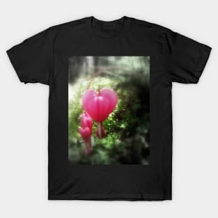 red bleeding hearts #10 T-Shirt